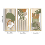 Bohemian Hollow Wooden Wall Art Set