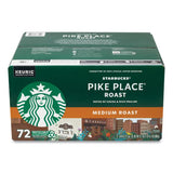 Starbucks Medium Roast K-Cup Coffee Pods, Pike Place, 72 ct.-UPStoxs