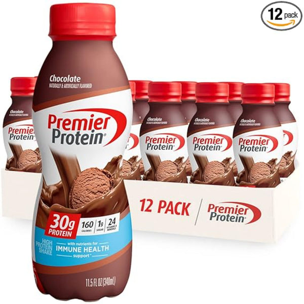 Premier Protein Shake, Chocolate 11.5 fl oz (Pack of 12)