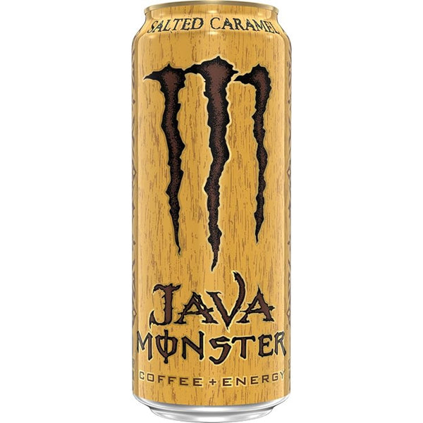 Monster Energy Java Monster Salted Caramel, Coffee + Energy Drink, 15 Fl Oz (Pack of 12)
